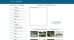 Desktop Screenshot of la-meteorologie.com
